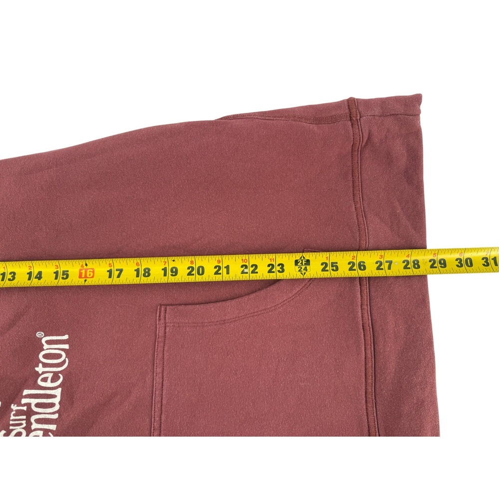 Pendleton‎ Surf Graphic Sweatshirt Brick Red Crewneck Pullover Men's XL - Picture 6 of 6